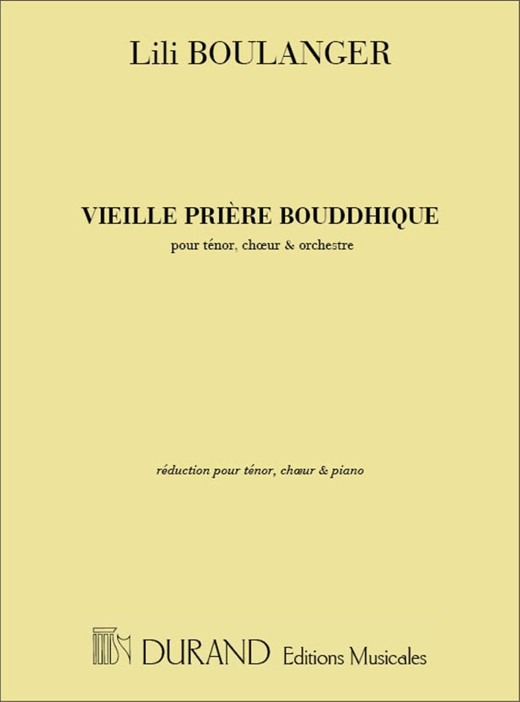 Priere Bouddhique Tenor-Choeur-Piano (Fr-Angl